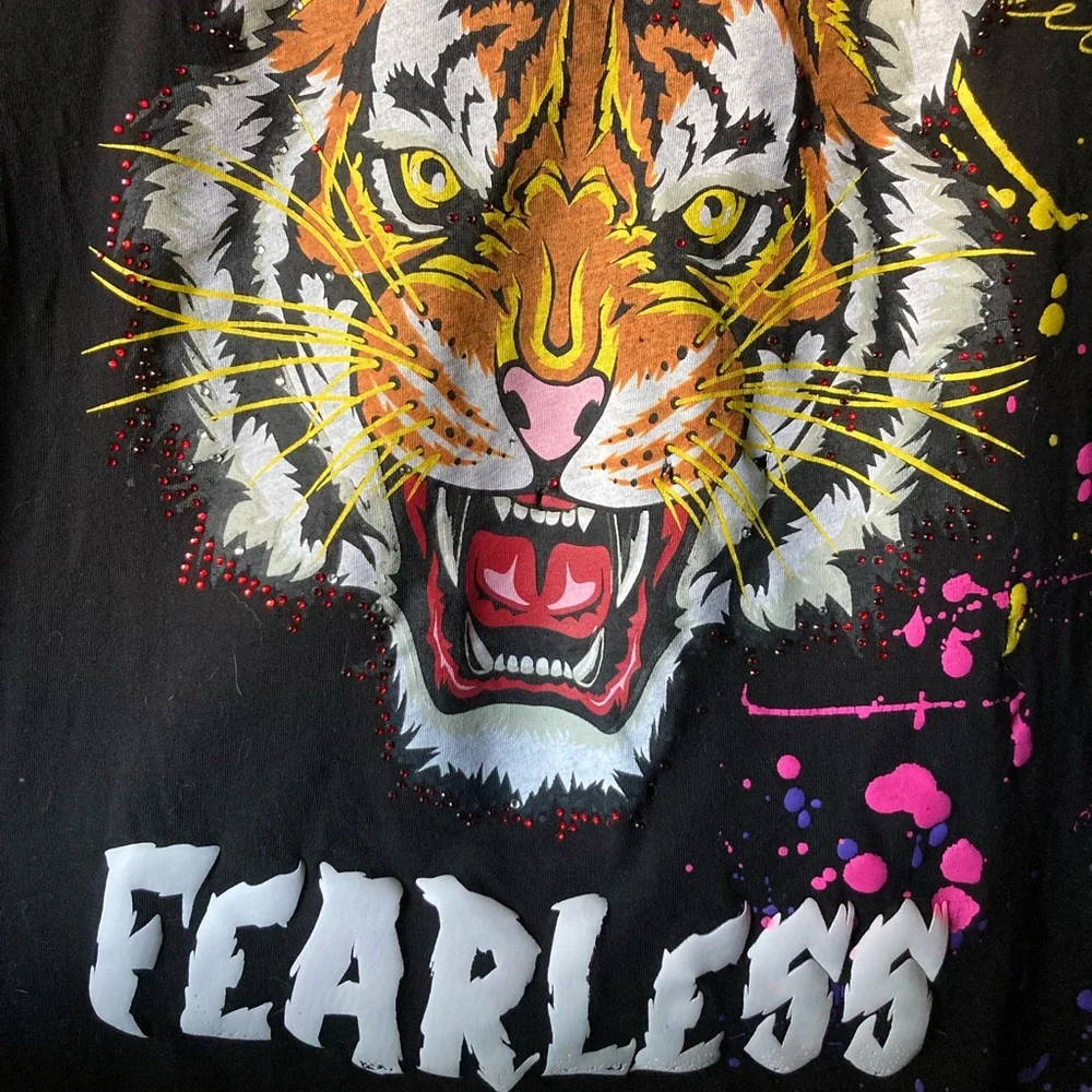Boys Rhinestone tiger - Picture 2 of 3